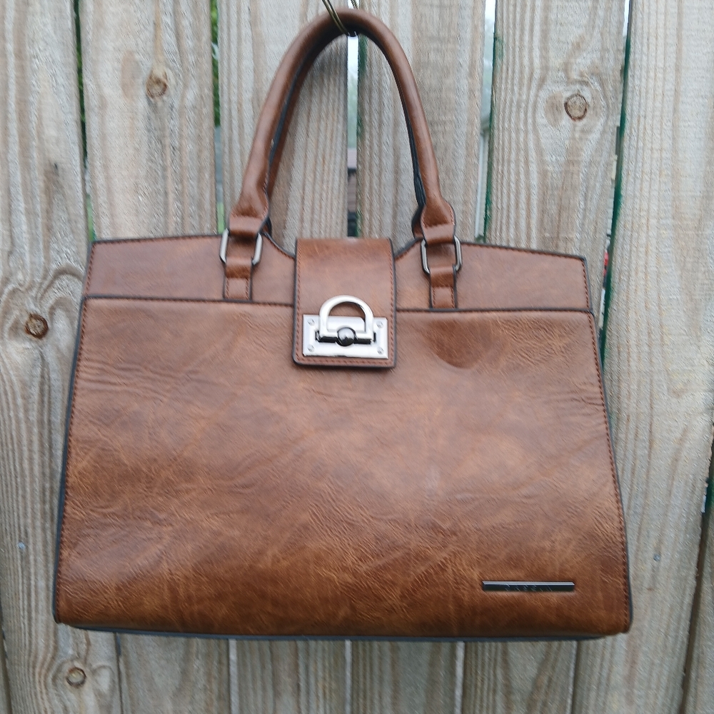 Dasein Elegant Brown Handbag